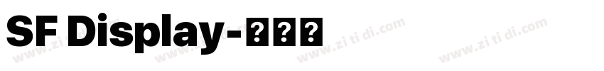SF Display字体转换